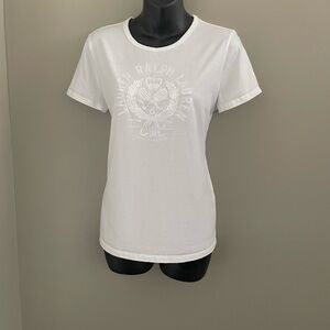 Ralph Lauren White Cotton Tee